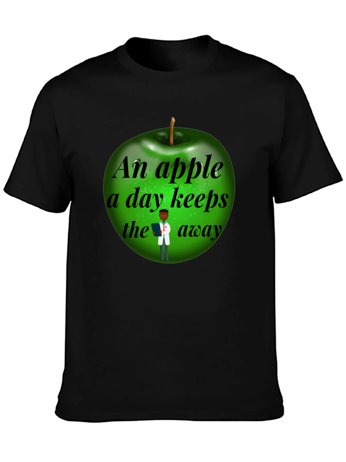 Funny Apple a Day Doctor T-Shirt product image 3