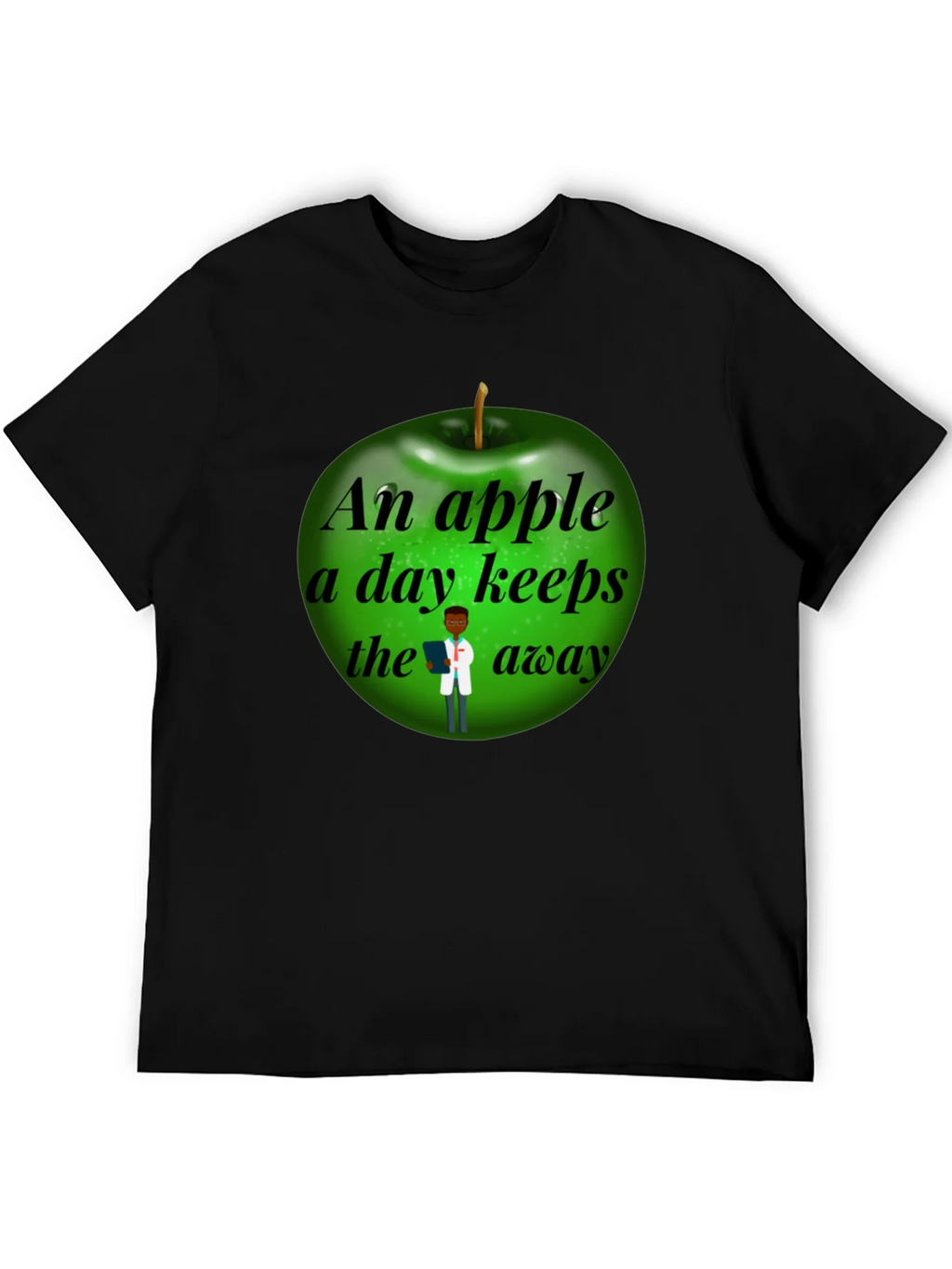 Funny Apple a Day Doctor T-Shirt product image 5