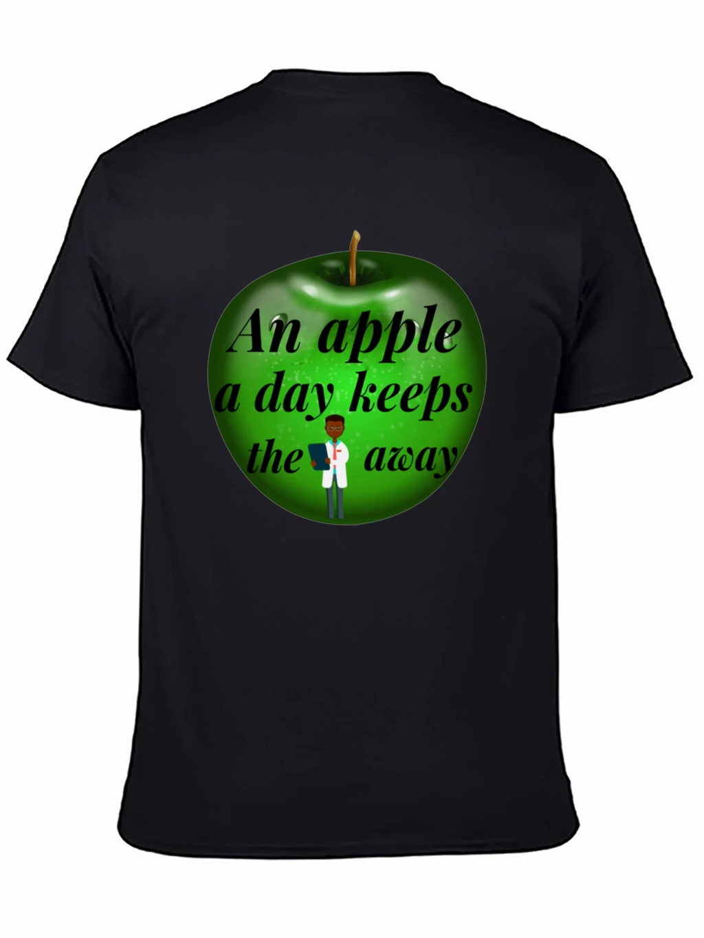 Funny Apple a Day Doctor T-Shirt product image 4
