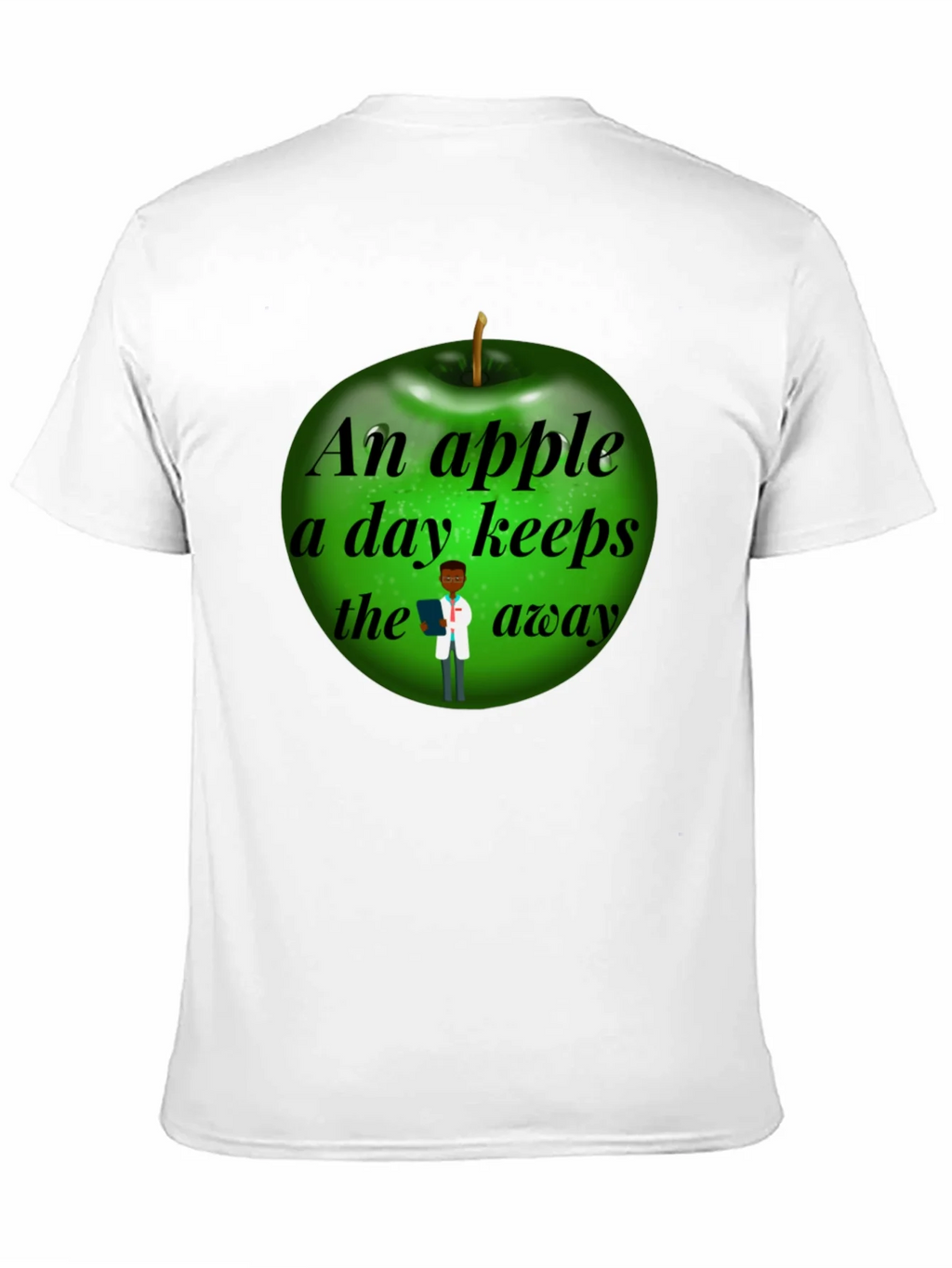 Funny Apple a Day Doctor T-Shirt product image 10