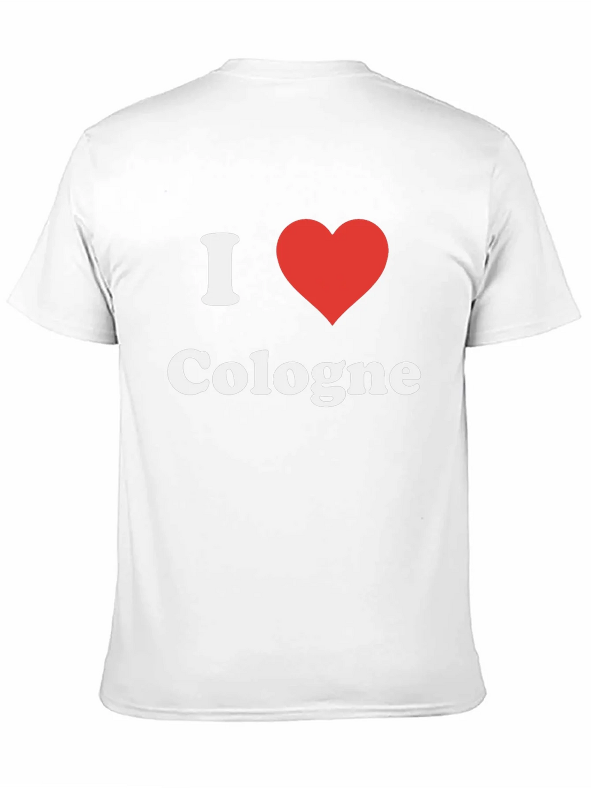 I Heart Cologne T-Shirt - Black Graphic Tee product image 10