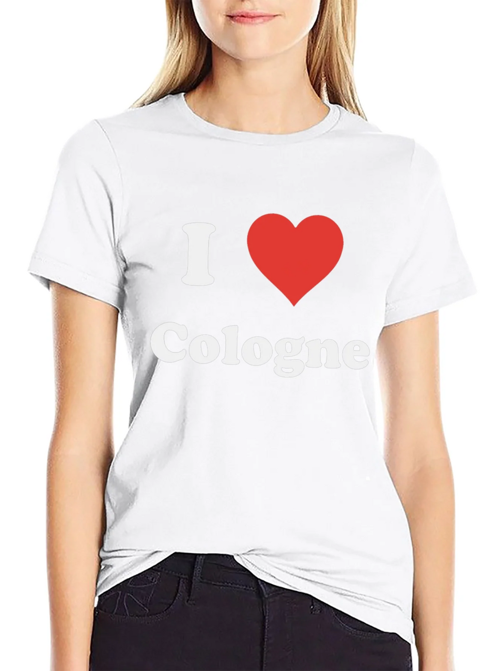 I Heart Cologne T-Shirt - Black Graphic Tee product image 8