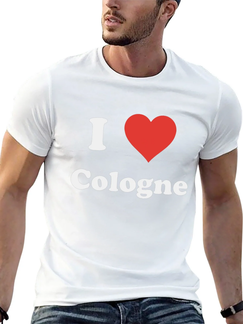 I Heart Cologne T-Shirt - Black Graphic Tee product image 12