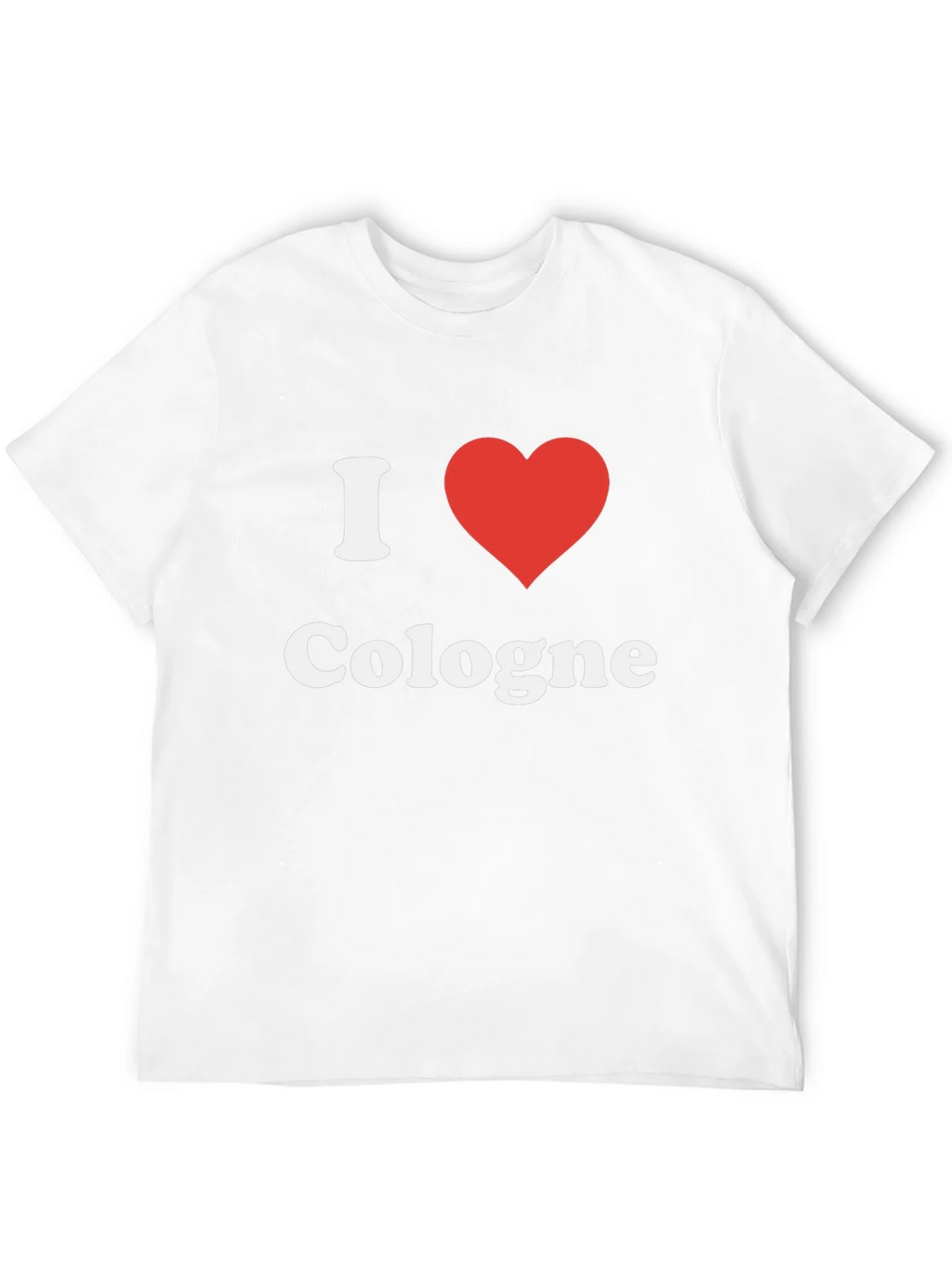 I Heart Cologne T-Shirt - Black Graphic Tee product image 11