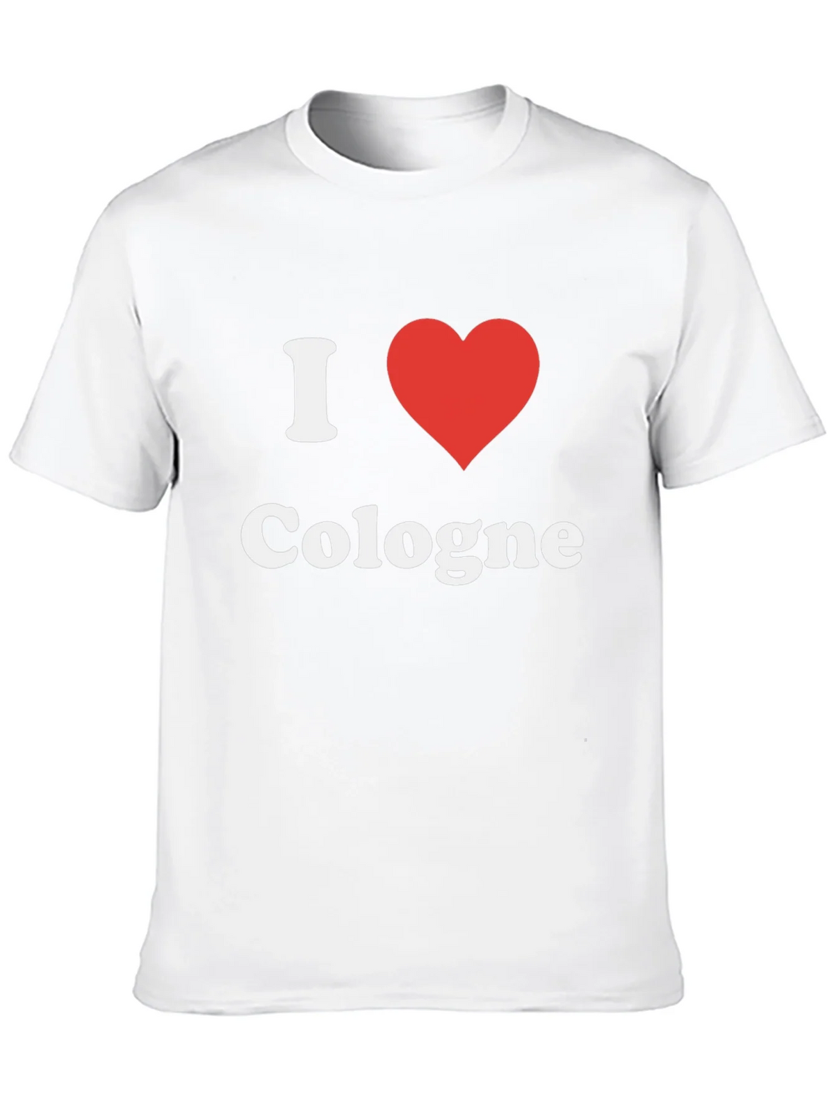 I Heart Cologne T-Shirt - Black Graphic Tee product image 9