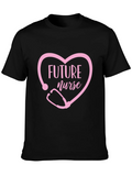 Future Nurse T-Shirt - Heart Stethoscope Design product image 1