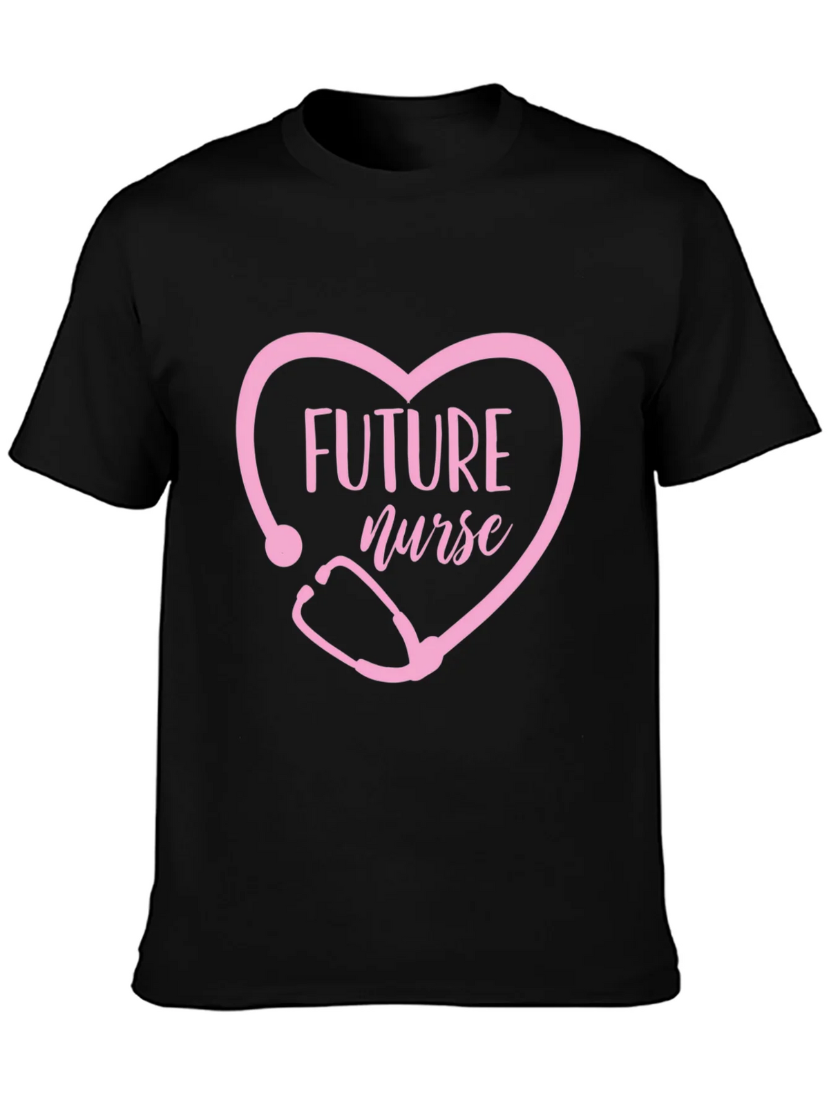 Future Nurse T-Shirt - Heart Stethoscope Design product image 1