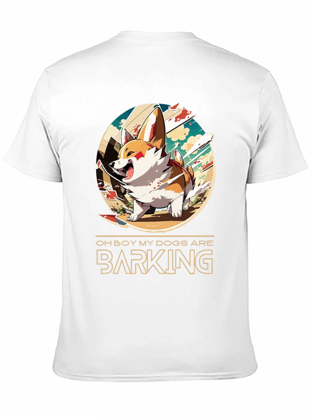 Funny Oh Boy My Dogs are Barking Corgi T-Shirt product image 10