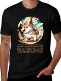 Funny Oh Boy My Dogs are Barking Corgi T-Shirt product image 1