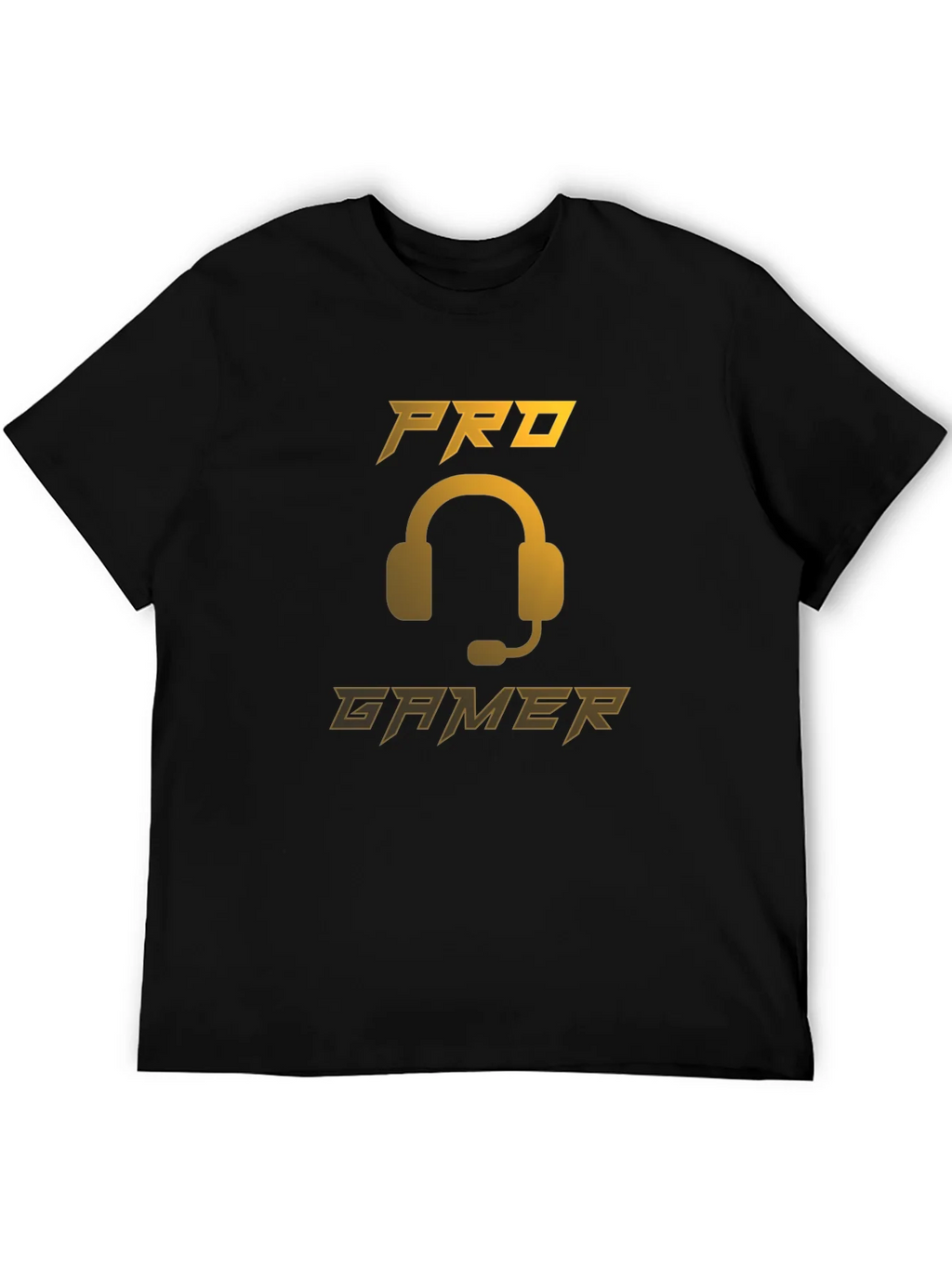 Pro Gamer Black T-Shirt - Gaming Headset Design product image 5