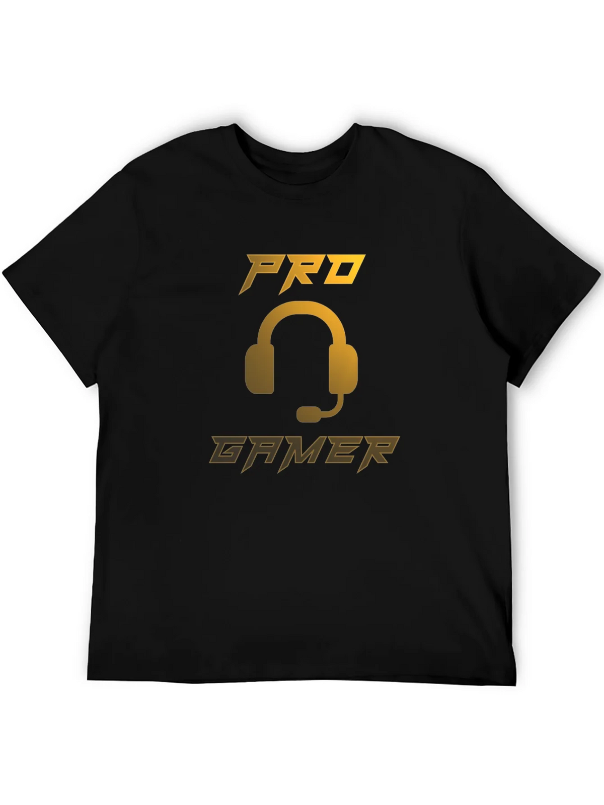 Pro Gamer Black T-Shirt - Gaming Headset Design product image 5
