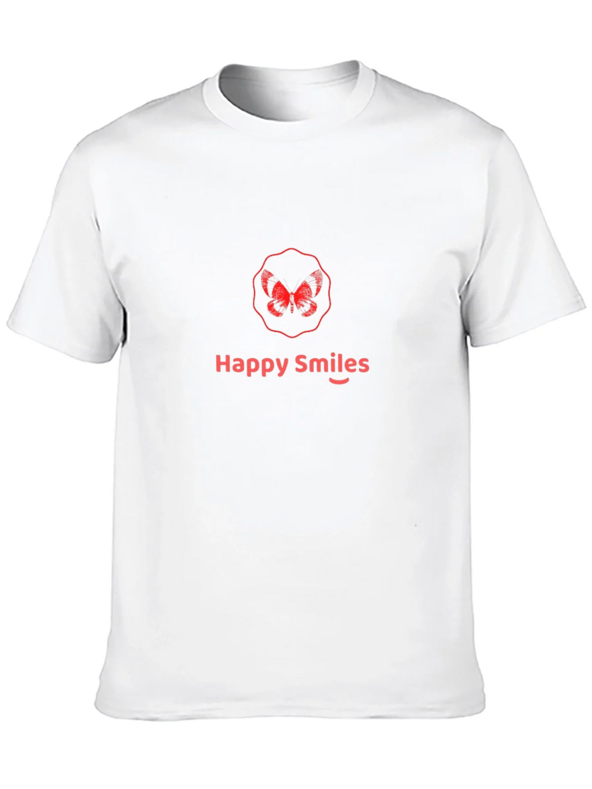 Happy Smiles Black T-Shirt - Butterfly Logo product image 9