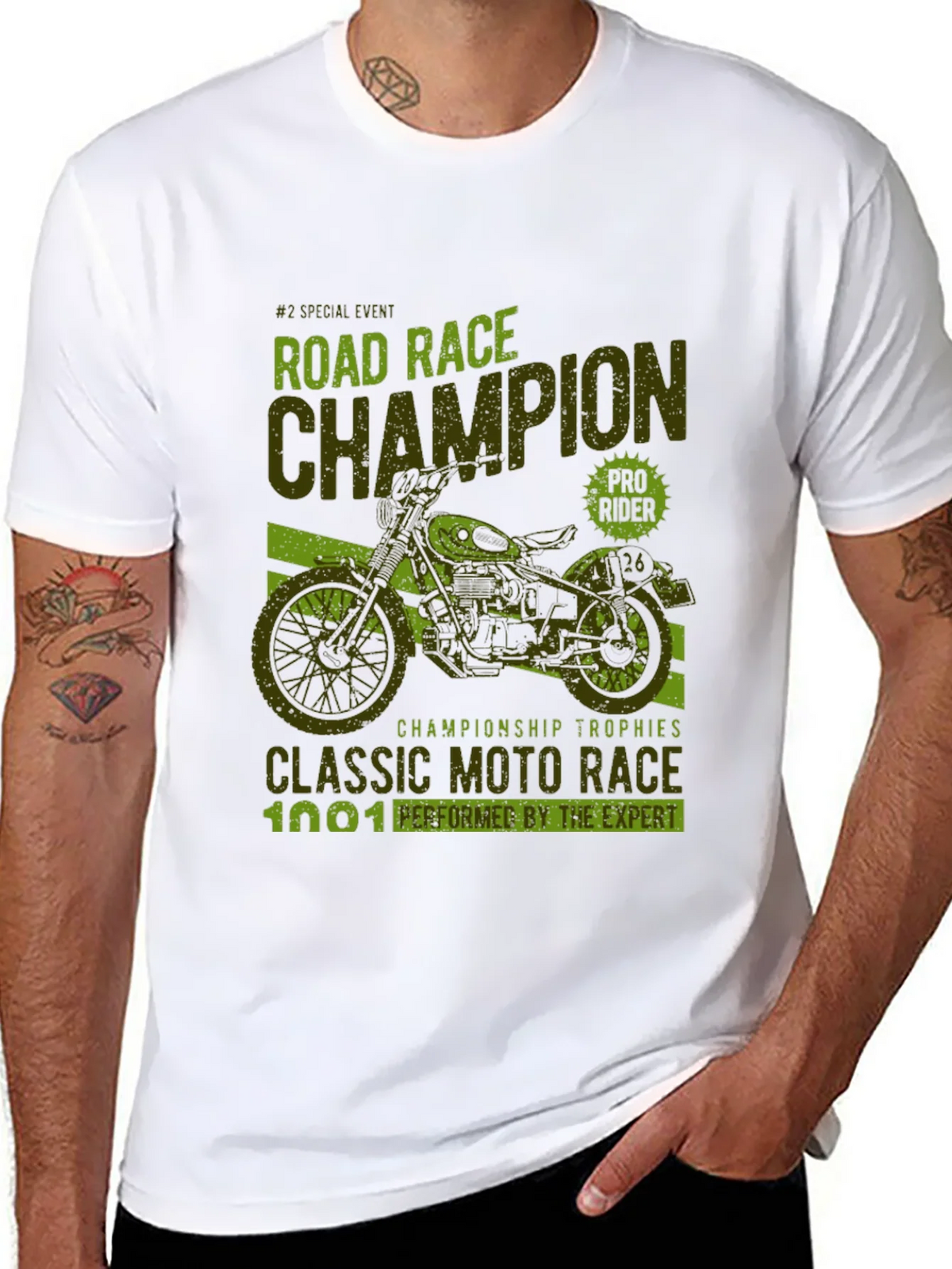 Vintage Road Race Champion Graphic Tee product image 7