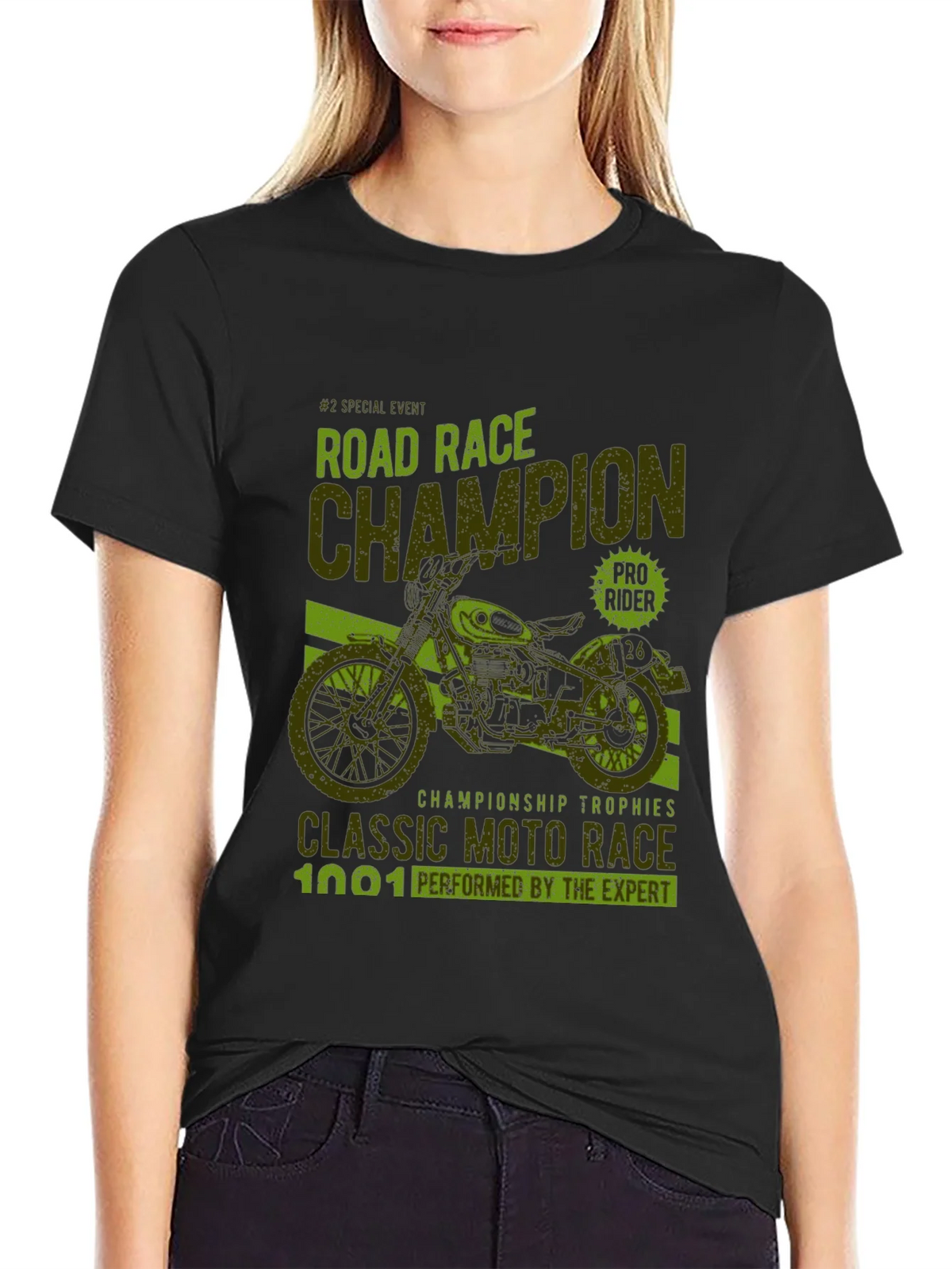Vintage Road Race Champion Graphic Tee product image 2