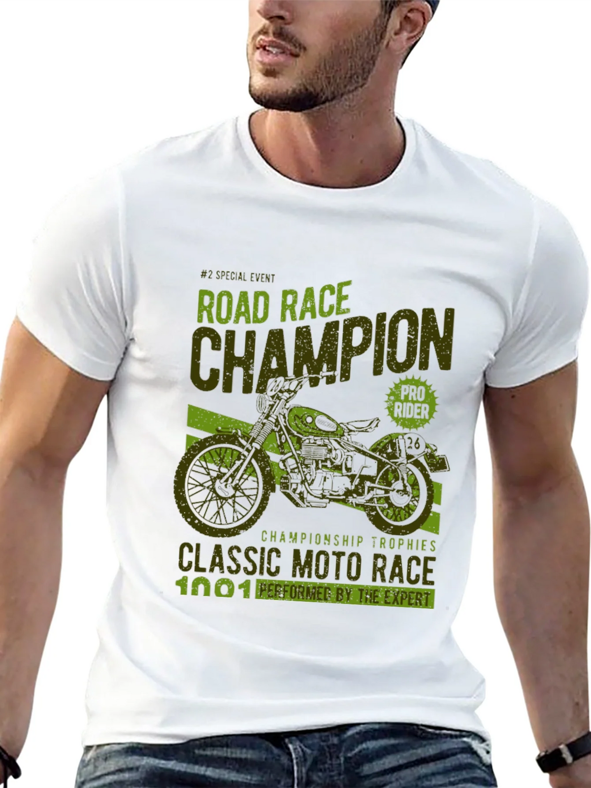 Vintage Road Race Champion Graphic Tee product image 12