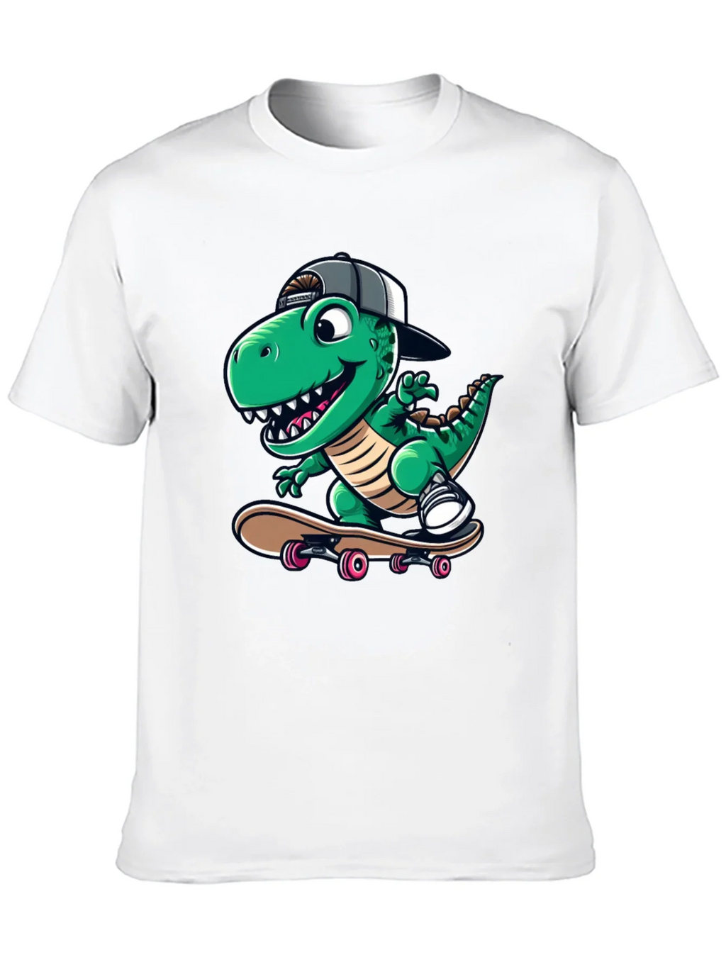 Cool Dinosaur Skateboarder T-Shirt product image 9