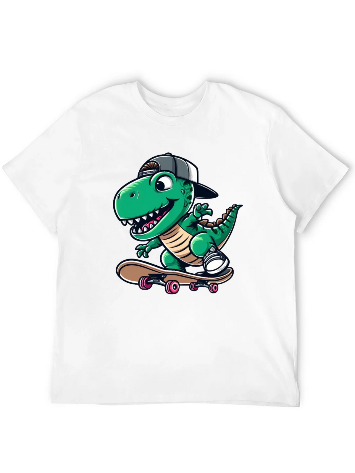 Cool Dinosaur Skateboarder T-Shirt product image 11