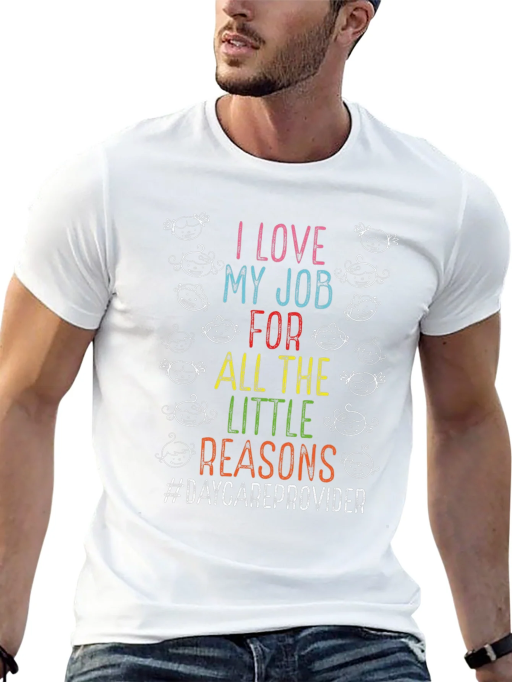 I Love My Job Daycare Provider T-Shirt product image 12