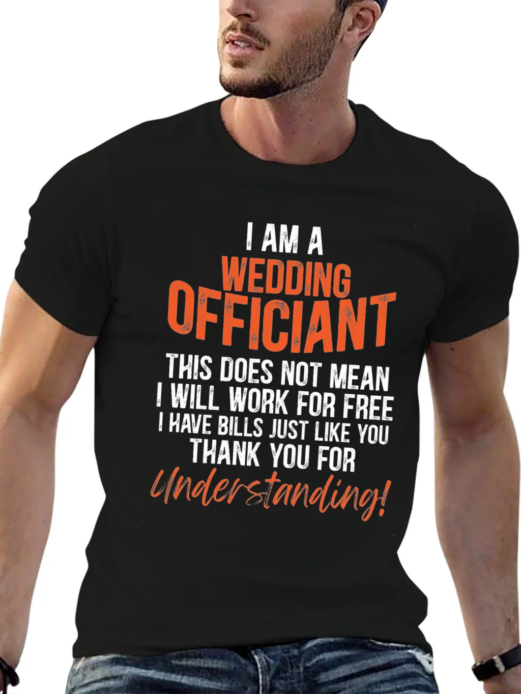 Wedding Officiant T-Shirt - Funny Ceremony Gift product image 5