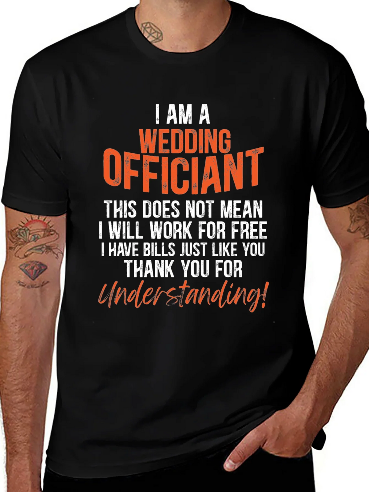 Wedding Officiant T-Shirt - Funny Ceremony Gift product image 1