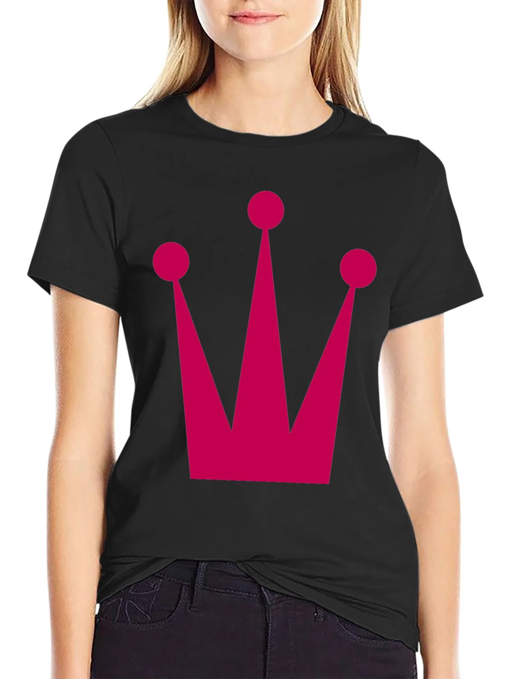 Crown Graphic Tee - Bold Black T-Shirt product image 2