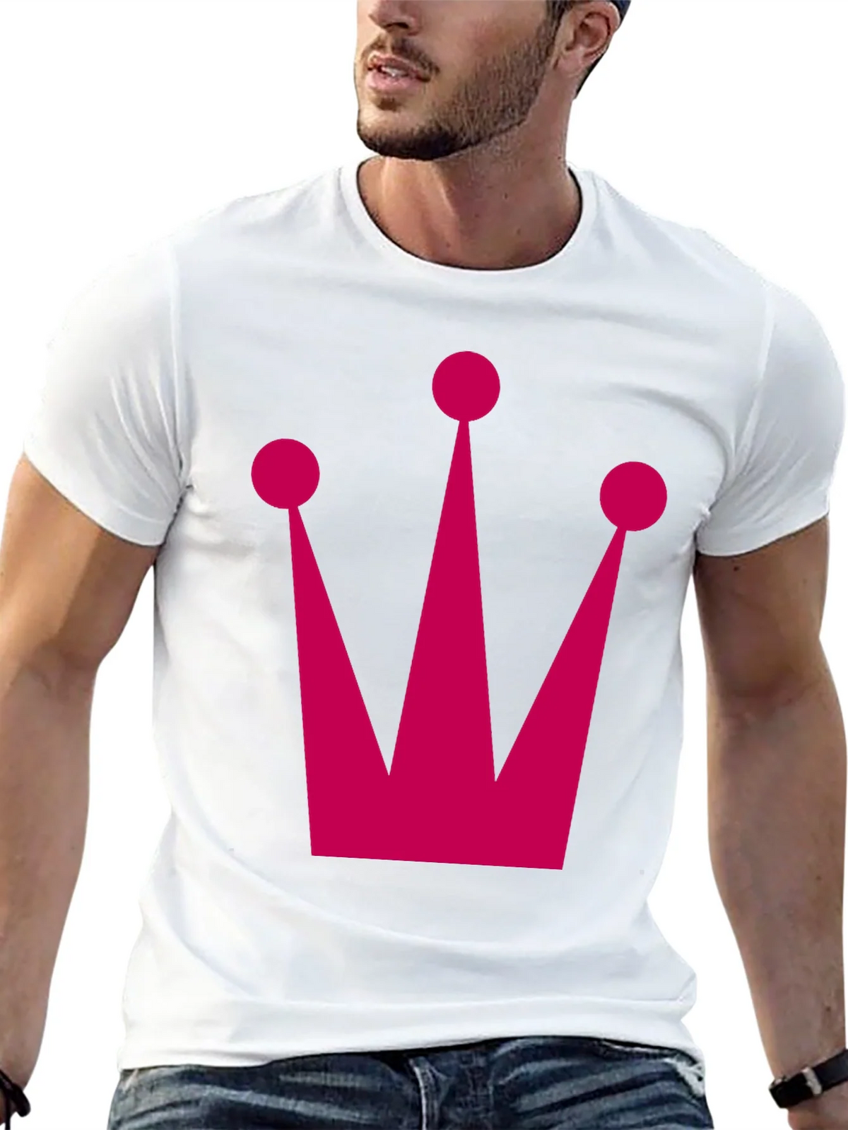 Crown Graphic Tee - Bold Black T-Shirt product image 12