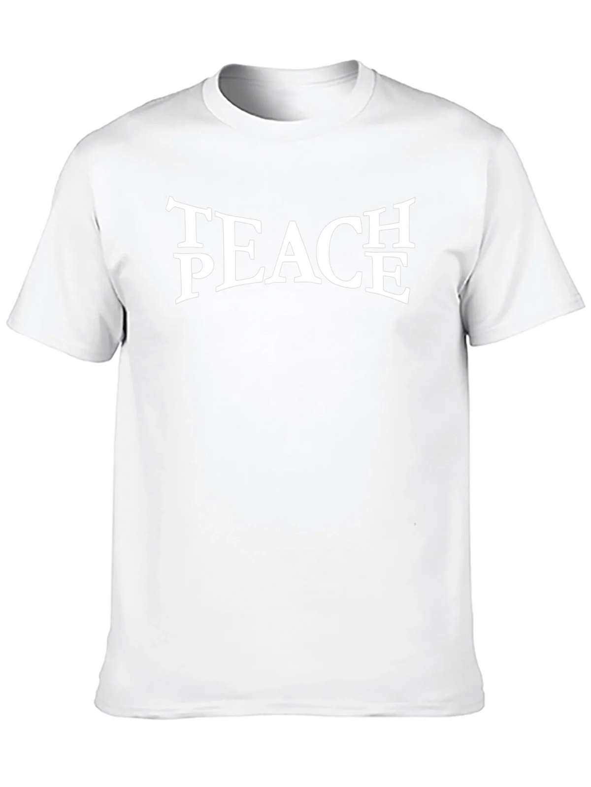 Teach Peace Graphic Tee - Black Unisex T-Shirt product image 9