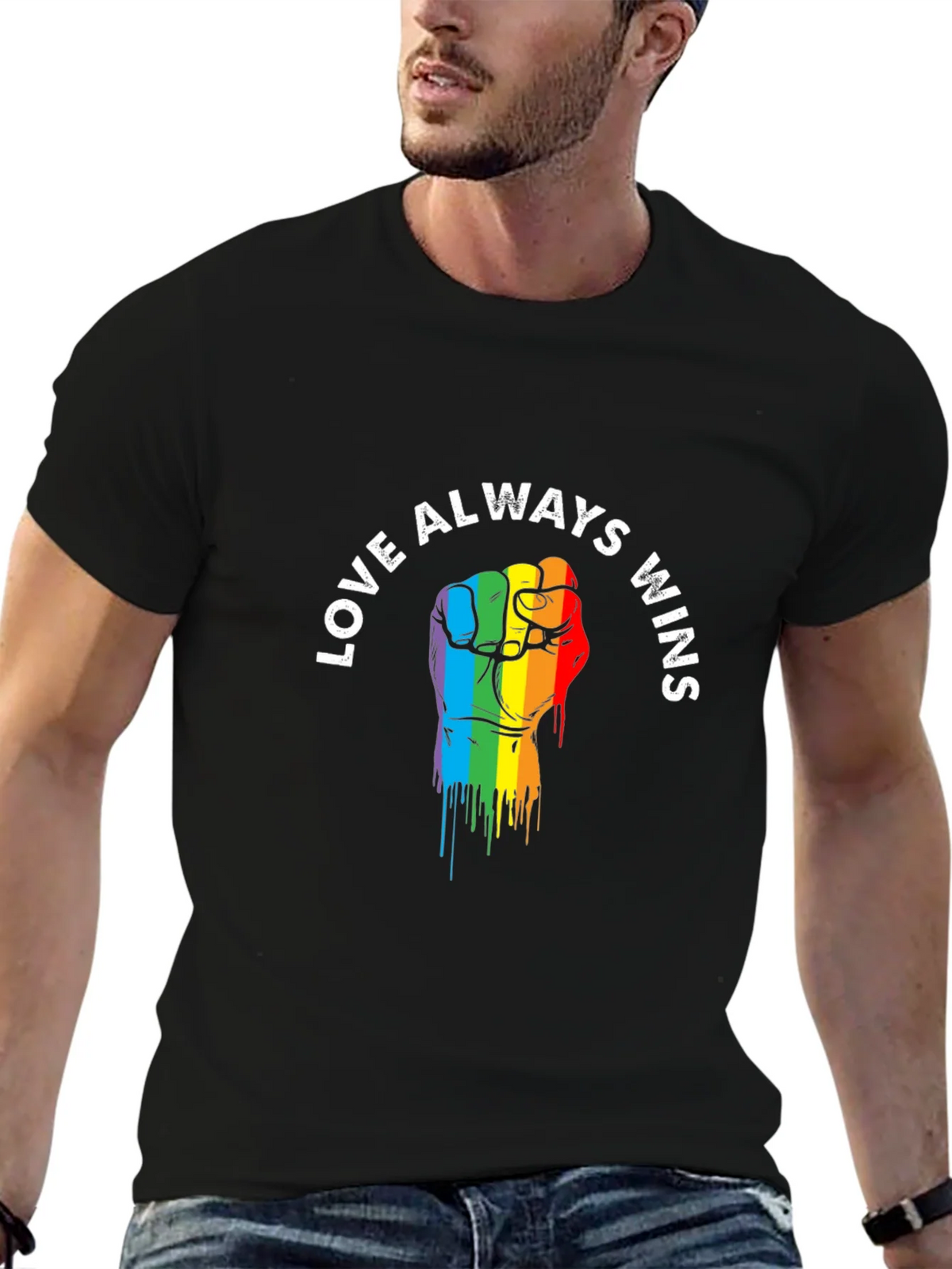 Love Always Wins Pride T-Shirt product image 6