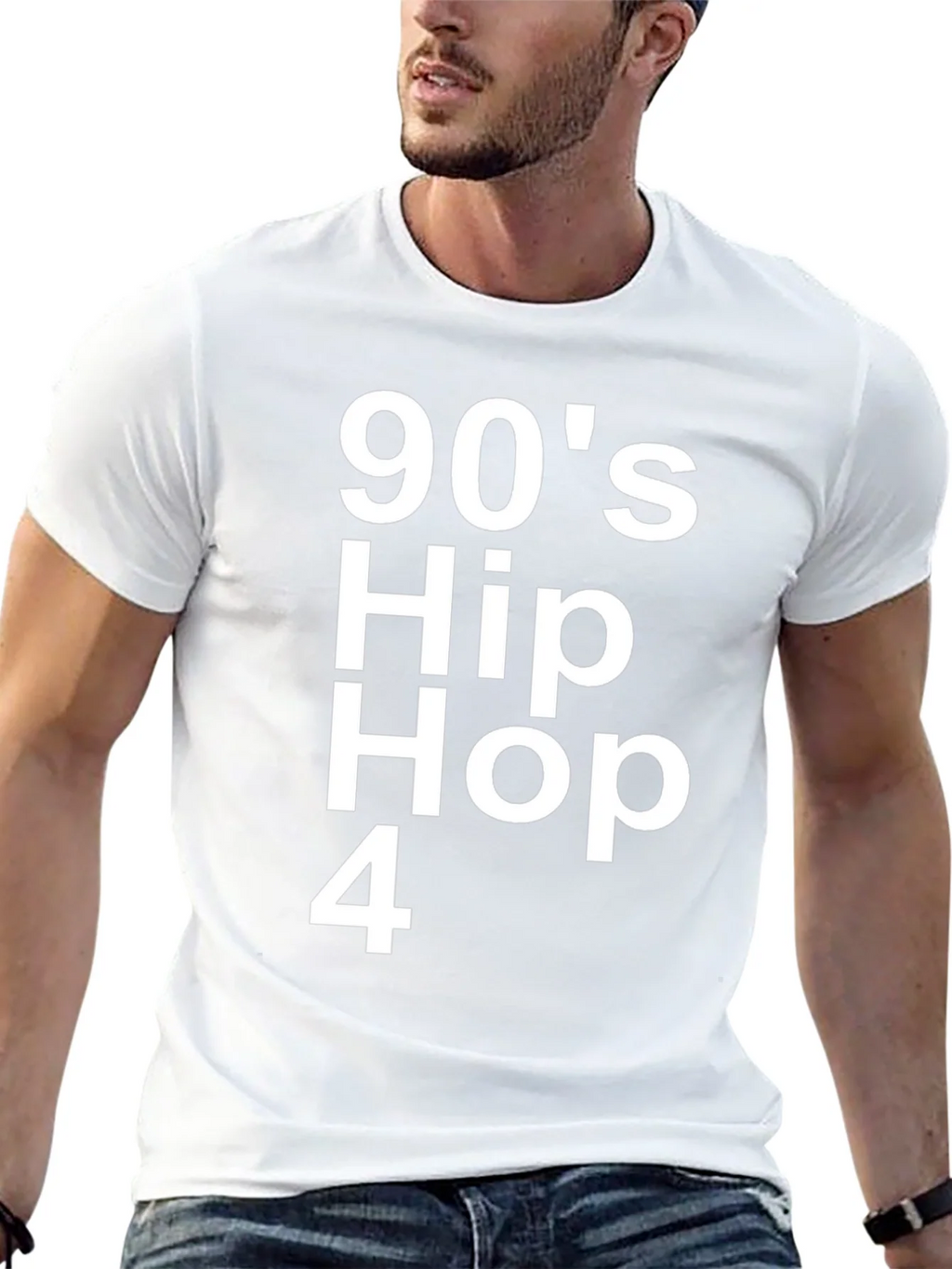 90s Hip Hop 4 Black Graphic Tee product image 12