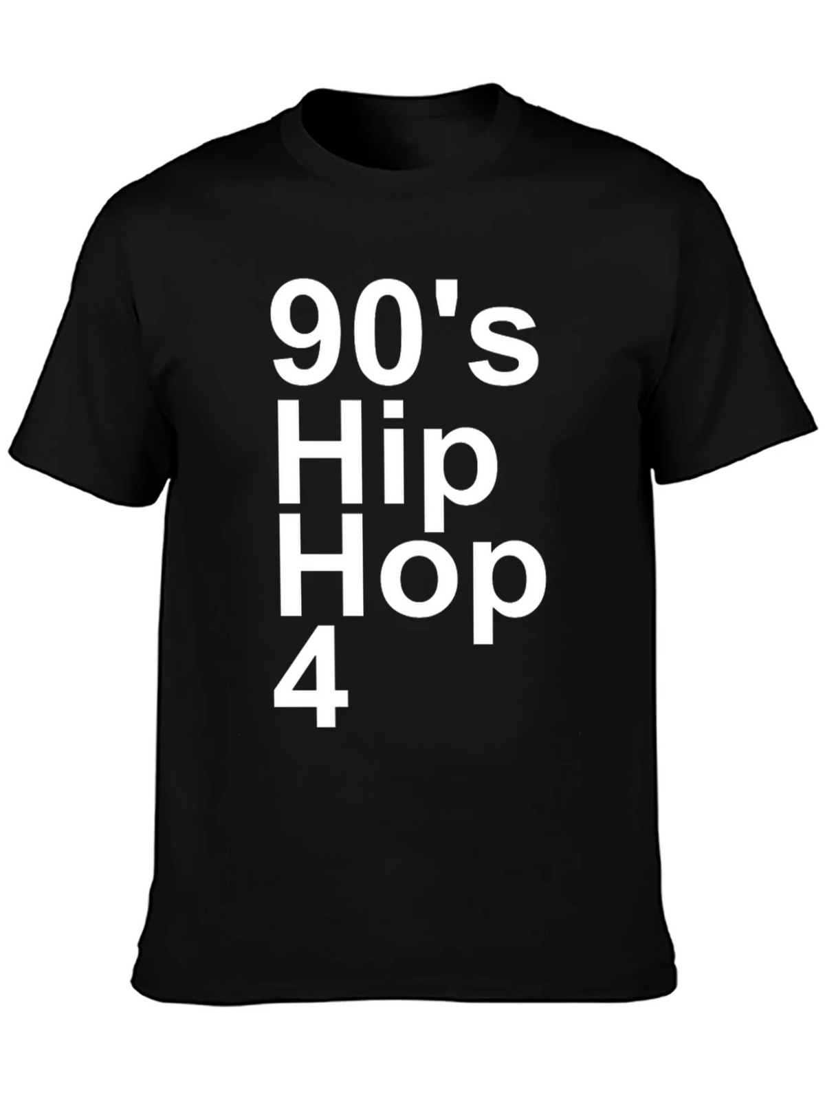 90s Hip Hop 4 Black Graphic Tee product image 3