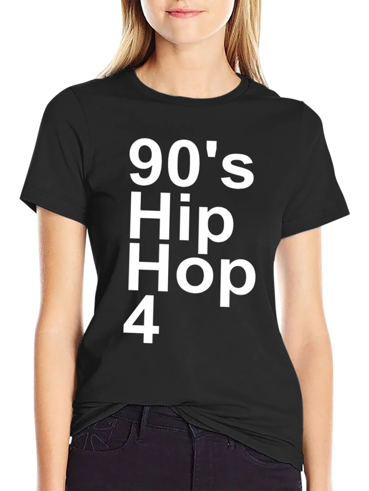 90s Hip Hop 4 Black Graphic Tee product image 2