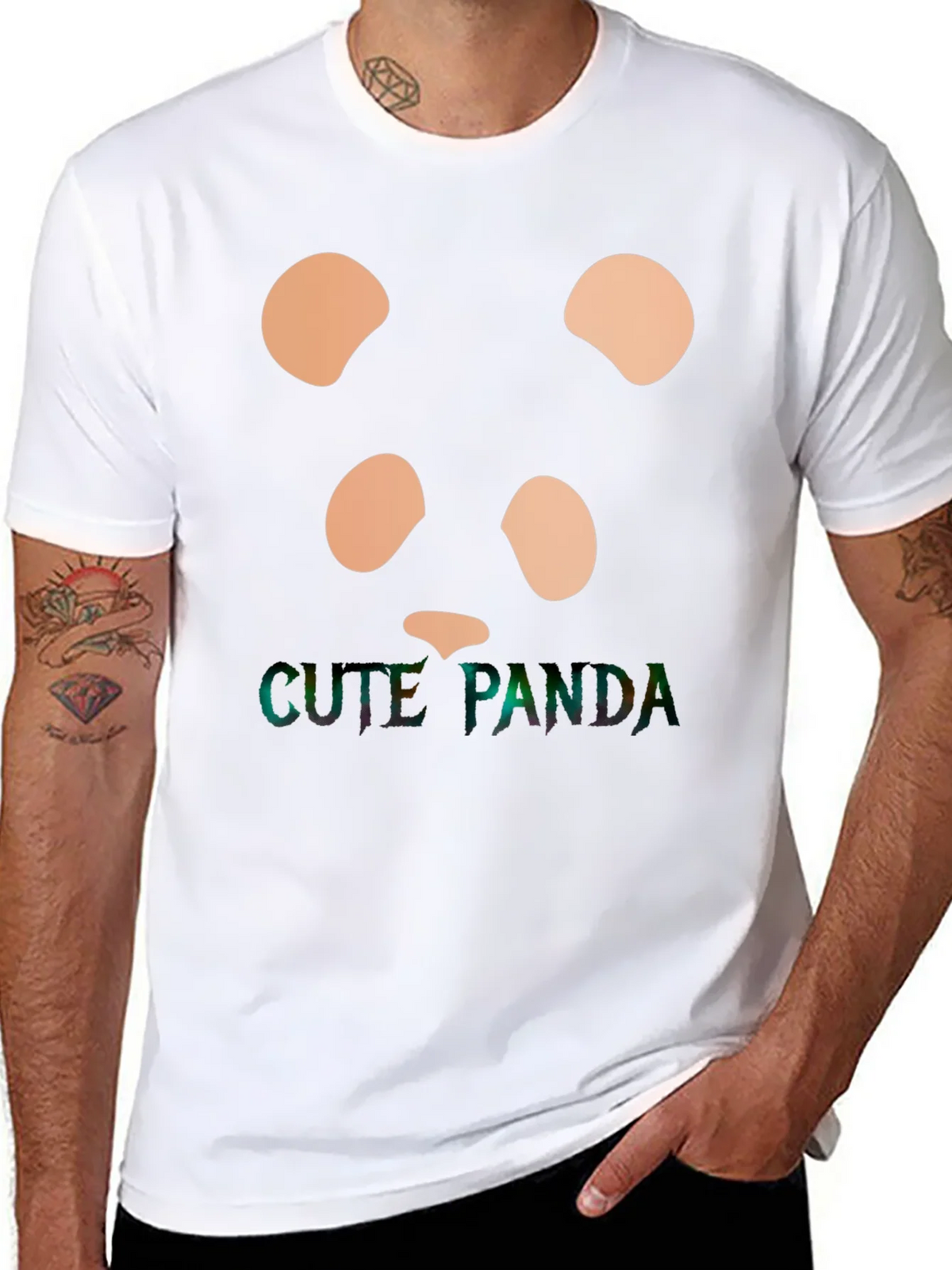 Cute Panda Graphic Tee - Stylish Black T-Shirt product image 7