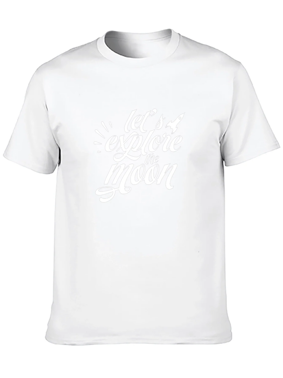 Lets Explore The Moon Black T-Shirt product image 9