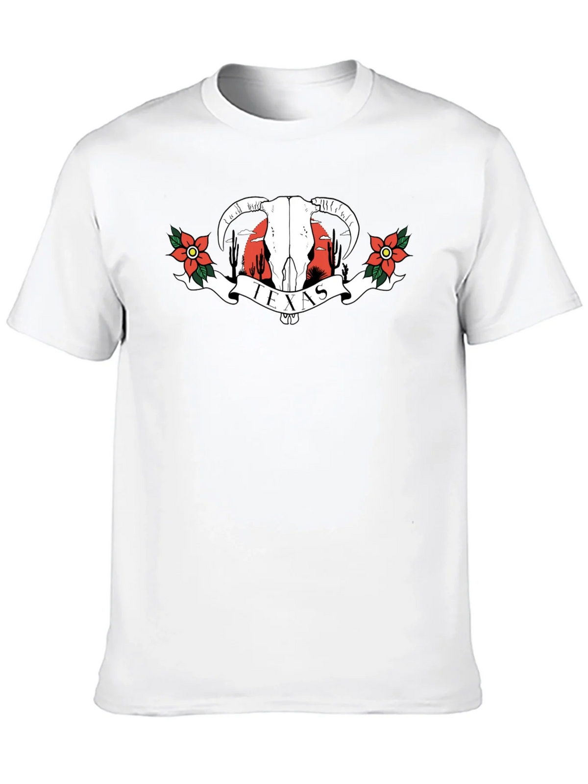 Texas Graphic T-Shirt | Western Bull Skull Tee product image 9