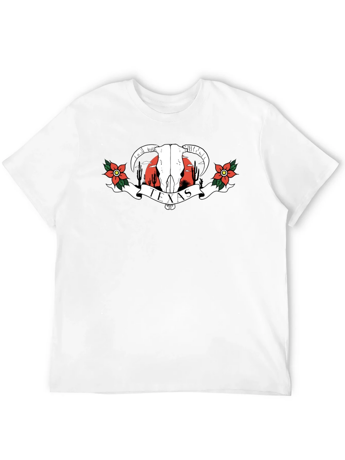 Texas Graphic T-Shirt | Western Bull Skull Tee product image 11