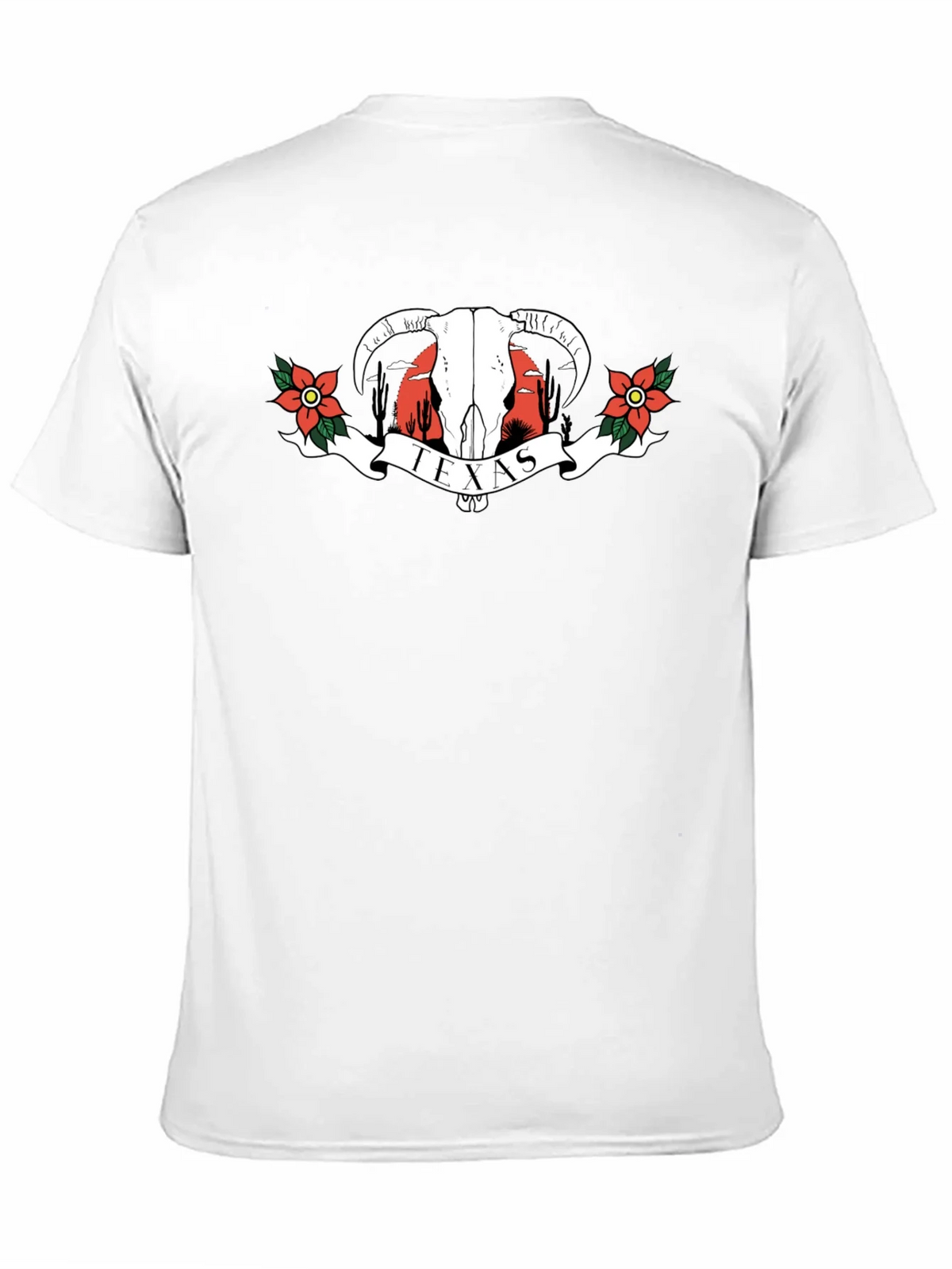 Texas Graphic T-Shirt | Western Bull Skull Tee product image 10