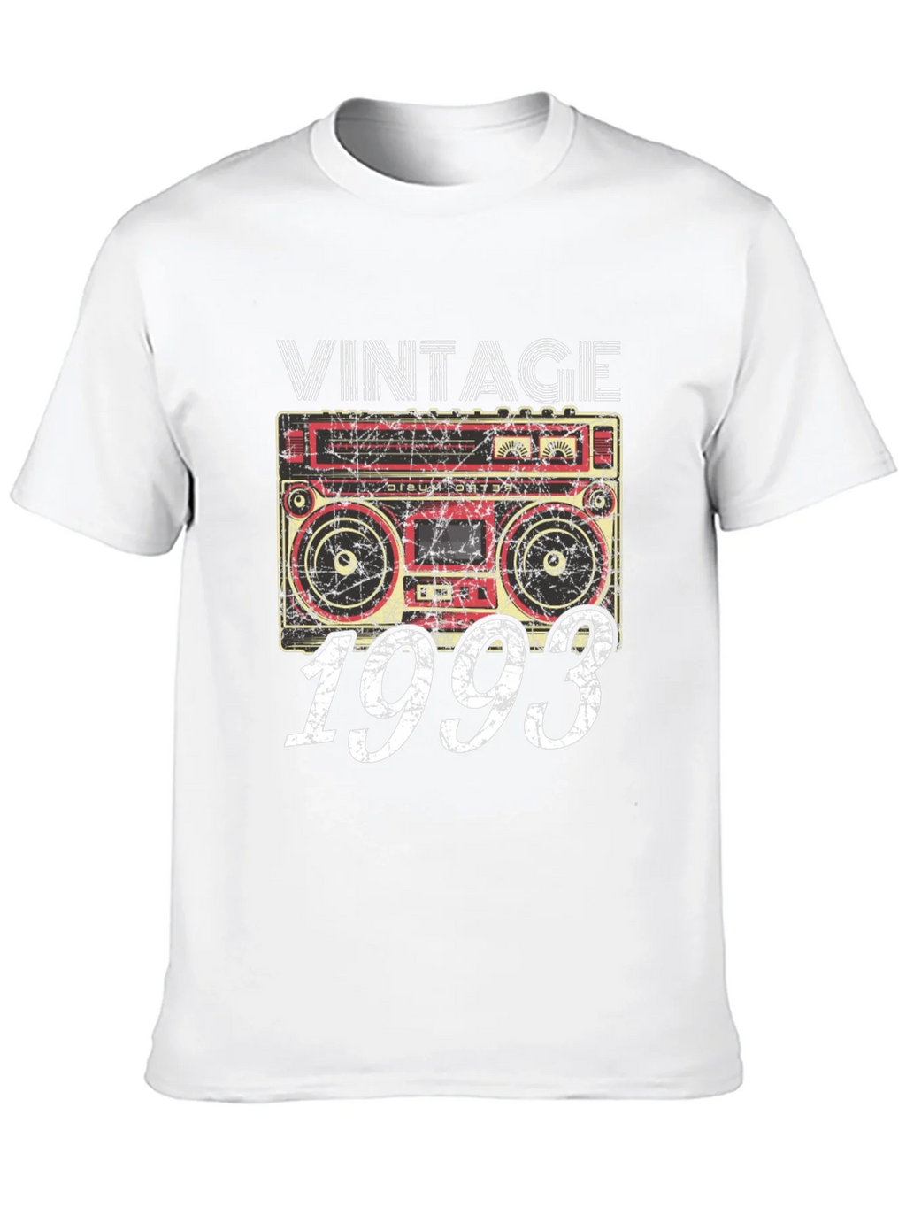 Vintage 1993 Boombox Graphic T-Shirt - Retro Style product image 9