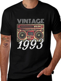 Vintage 1993 Boombox Graphic T-Shirt - Retro Style product image 1