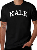 Kale T-Shirt - Black Cotton Graphic Tee product image 1