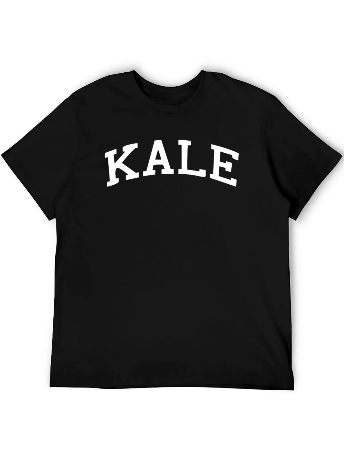 Kale T-Shirt - Black Cotton Graphic Tee product image 5