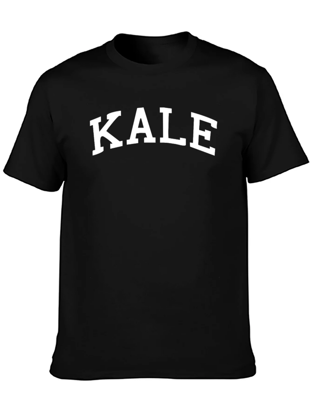 Kale T-Shirt - Black Cotton Graphic Tee product image 3
