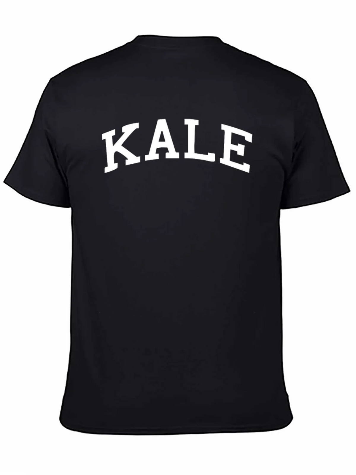 Kale T-Shirt - Black Cotton Graphic Tee product image 4