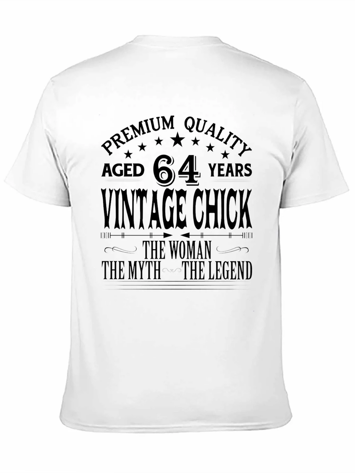Vintage Chick 64th Birthday Premium Quality T-Shirt product image 10