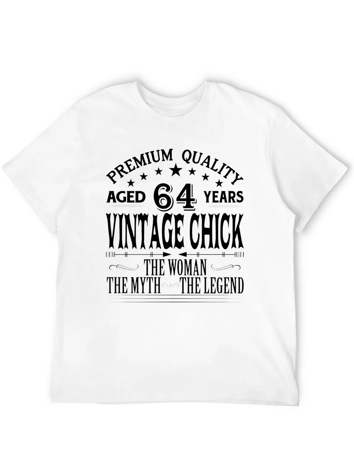 Vintage Chick 64th Birthday Premium Quality T-Shirt product image 11