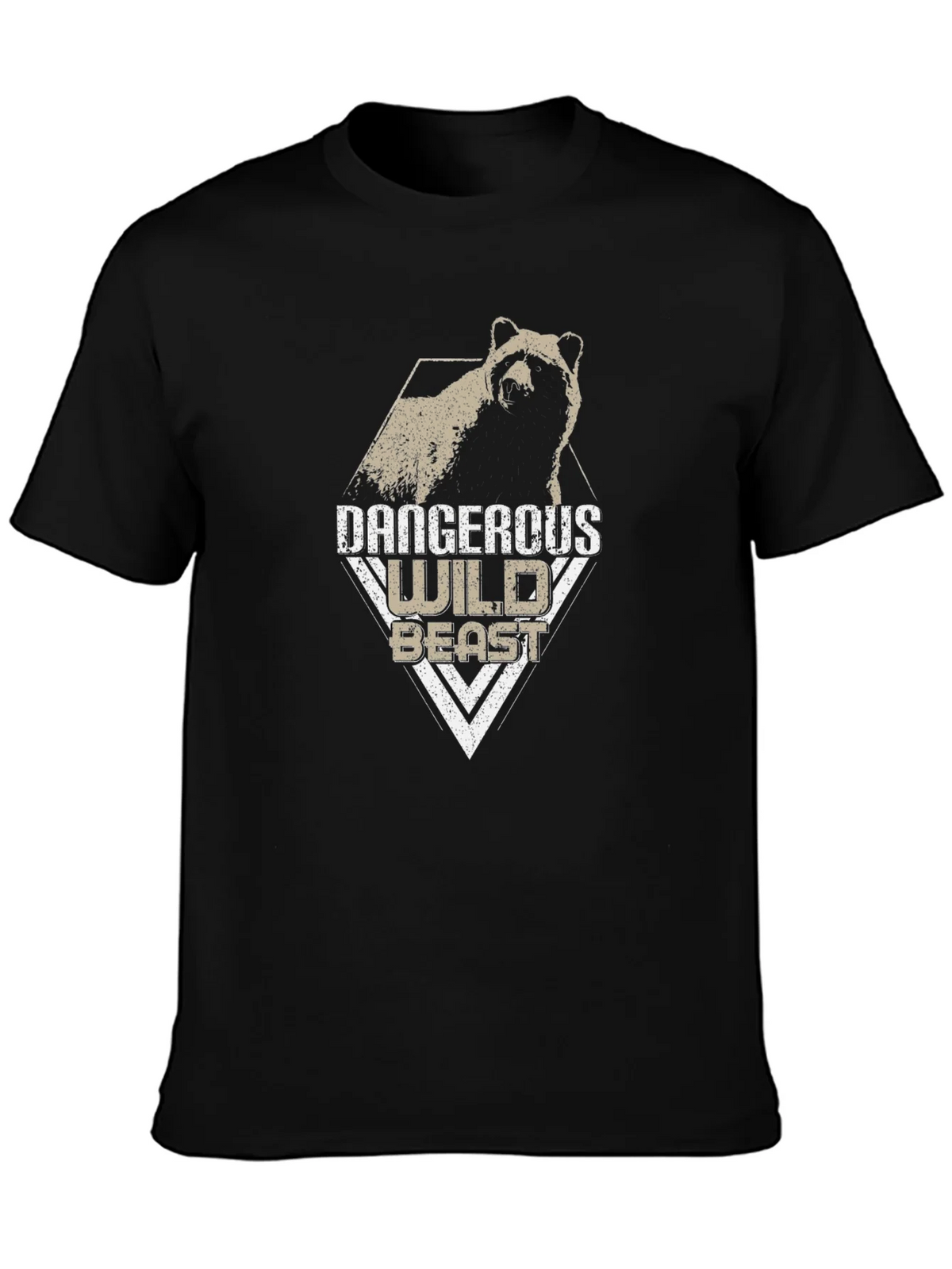 Dangerous Wild Beast Graphic Tee - Black product image 3
