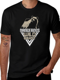 Dangerous Wild Beast Graphic Tee - Black product image 1