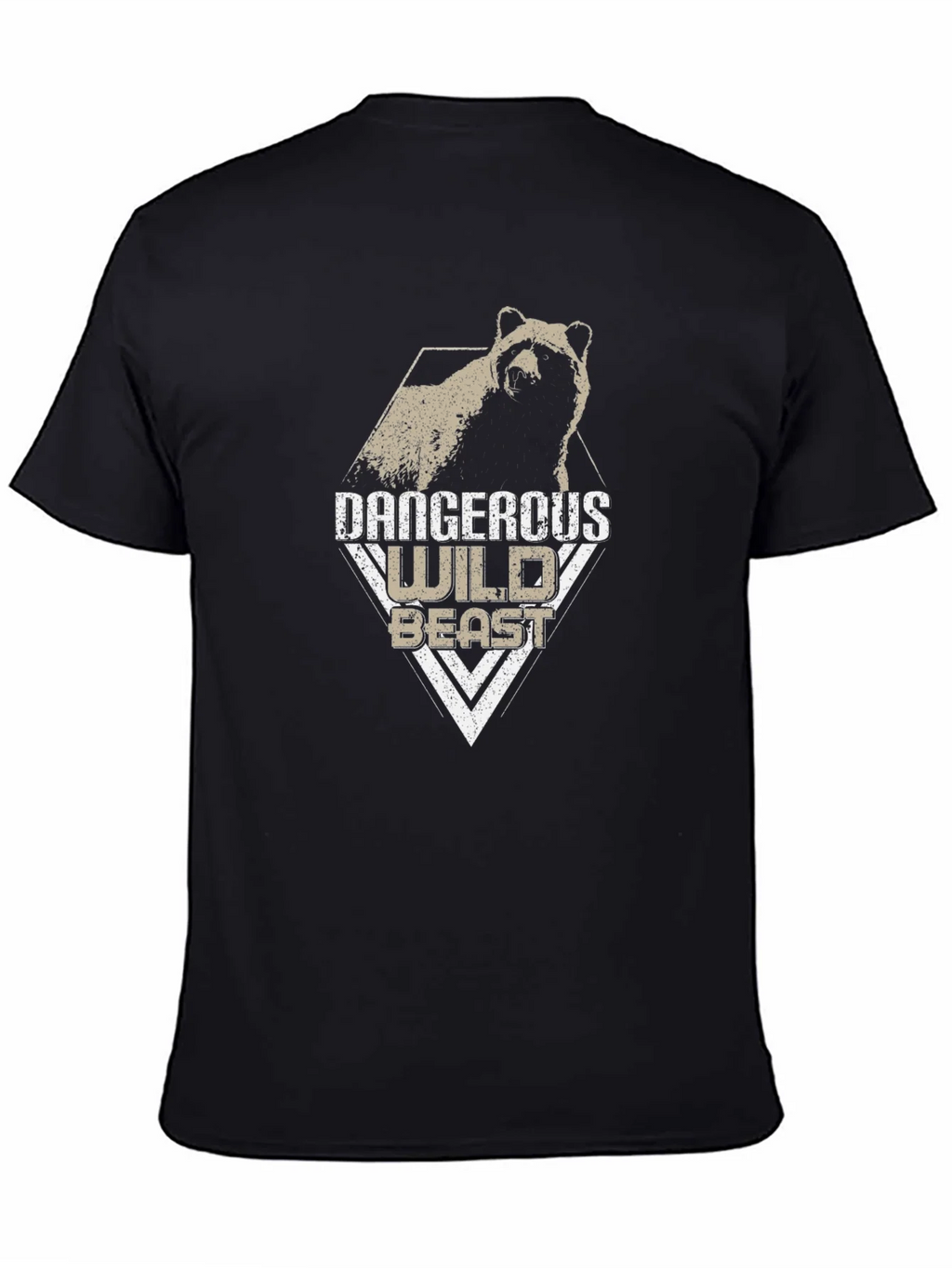 Dangerous Wild Beast Graphic Tee - Black product image 4