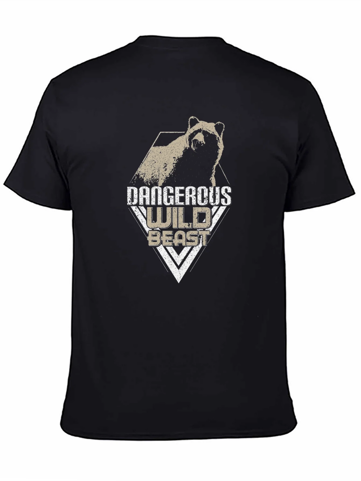 Dangerous Wild Beast Graphic Tee - Black product image 4