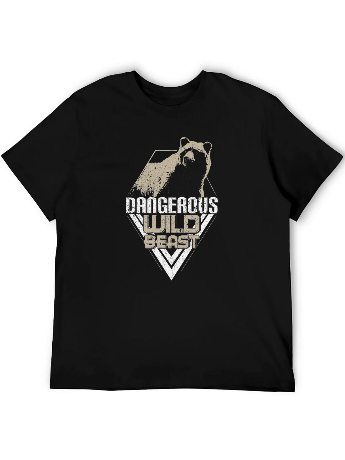 Dangerous Wild Beast Graphic Tee - Black product image 5
