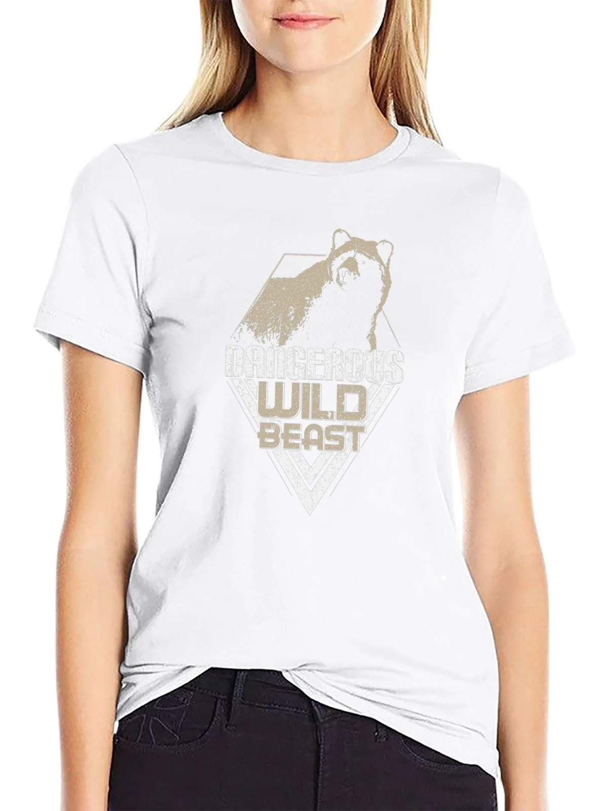 Dangerous Wild Beast Graphic Tee - Black product image 8